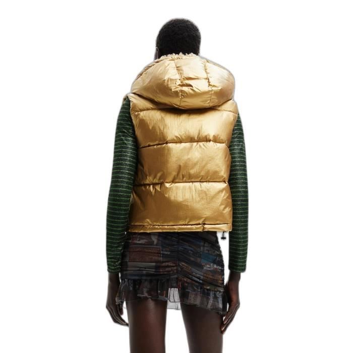 Giacca imbottita da donna Desigual Gothenburgo - oro - XS
