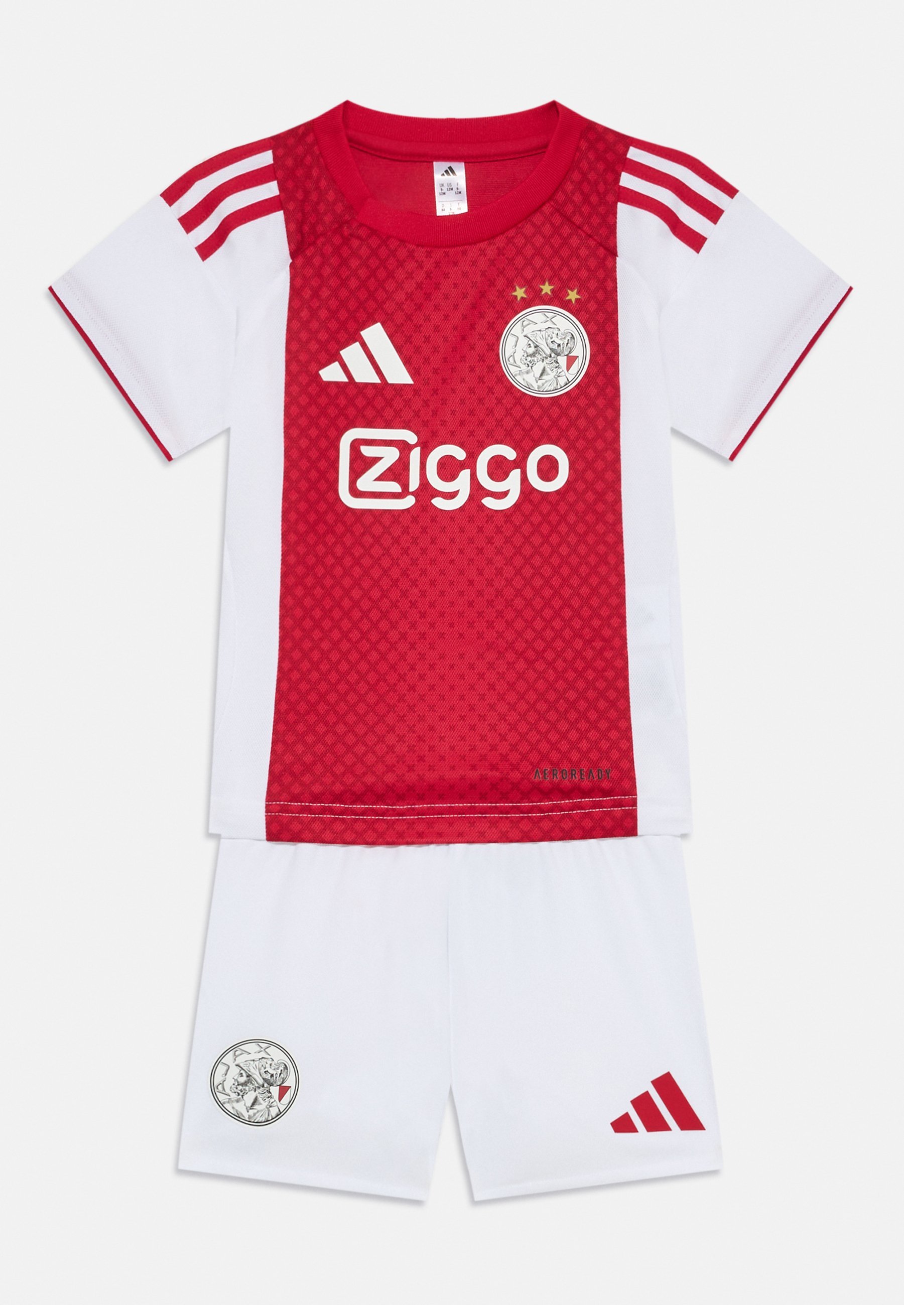 adidas Performance AJAX AMSTERDAM HOME BABY SET UNISEX - Sportshorts - wit