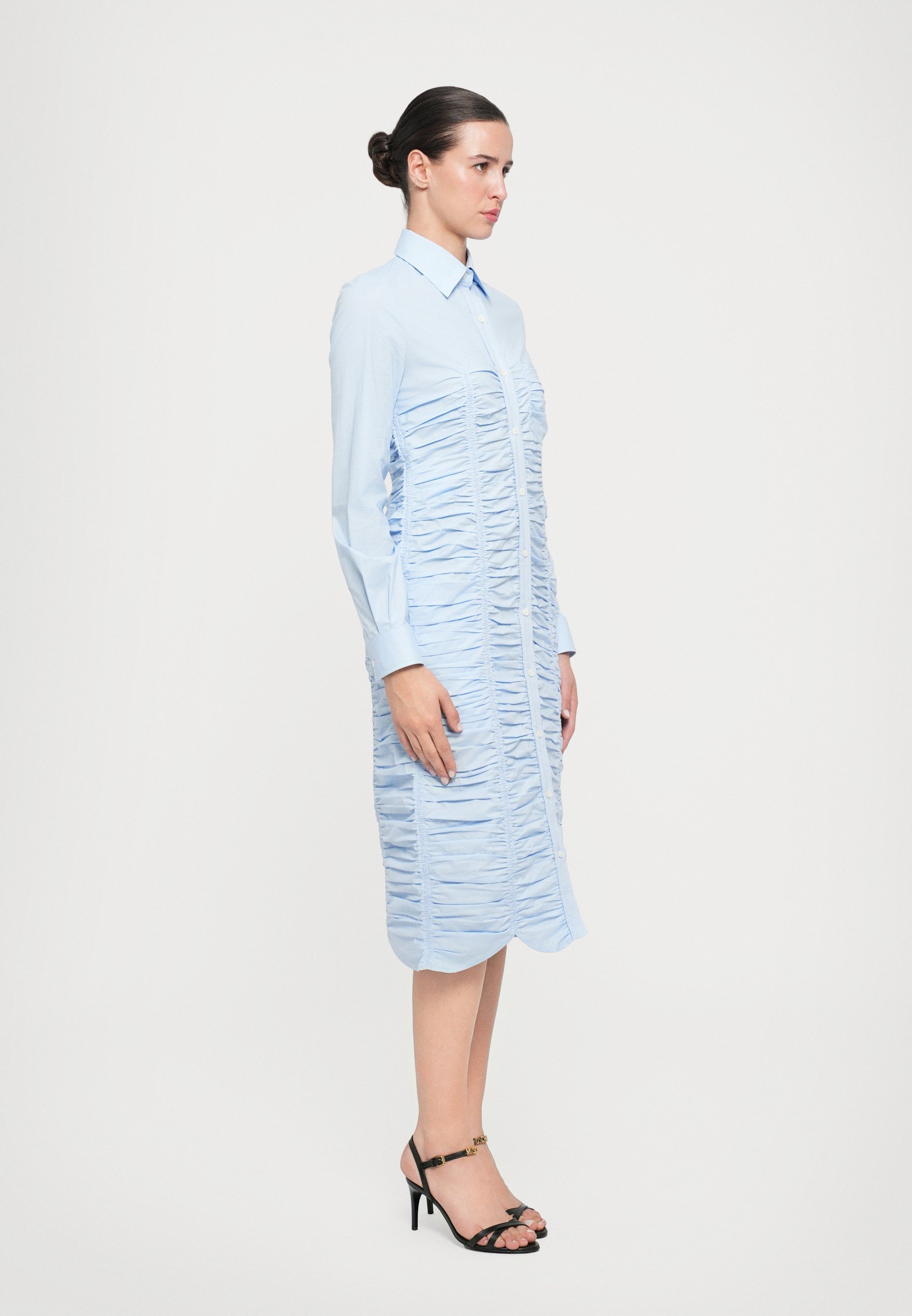 Robe chemise stretch Moschino - bleu clair