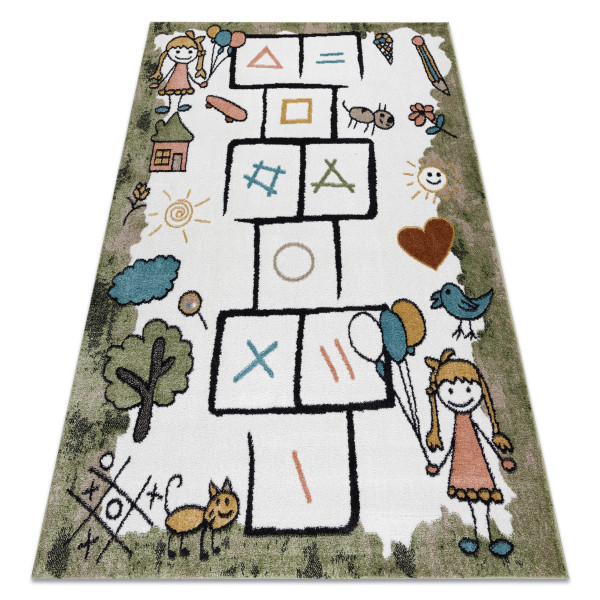 Dywan FUN Hop dla dzieci, Klasy, zwierzęta 80x150 cm