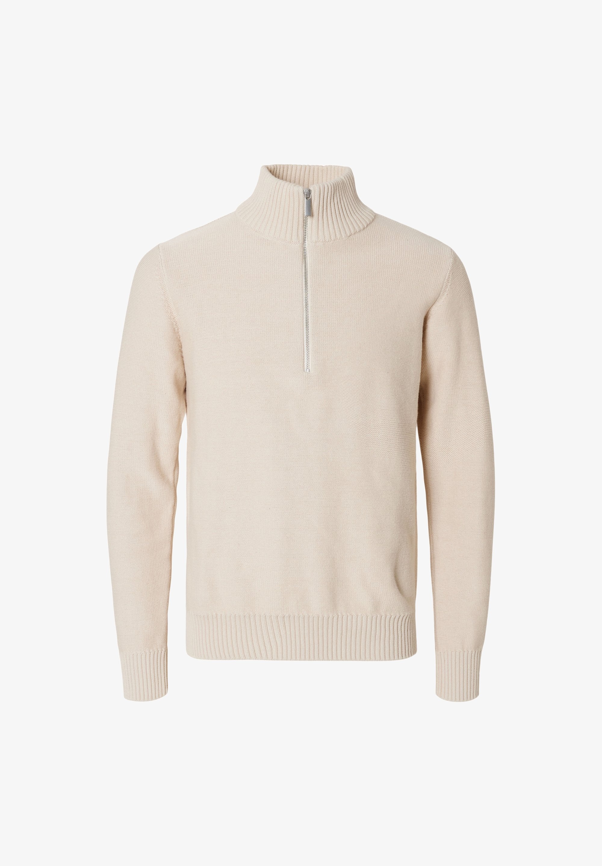 Pull Selected Homme - blanc cassé