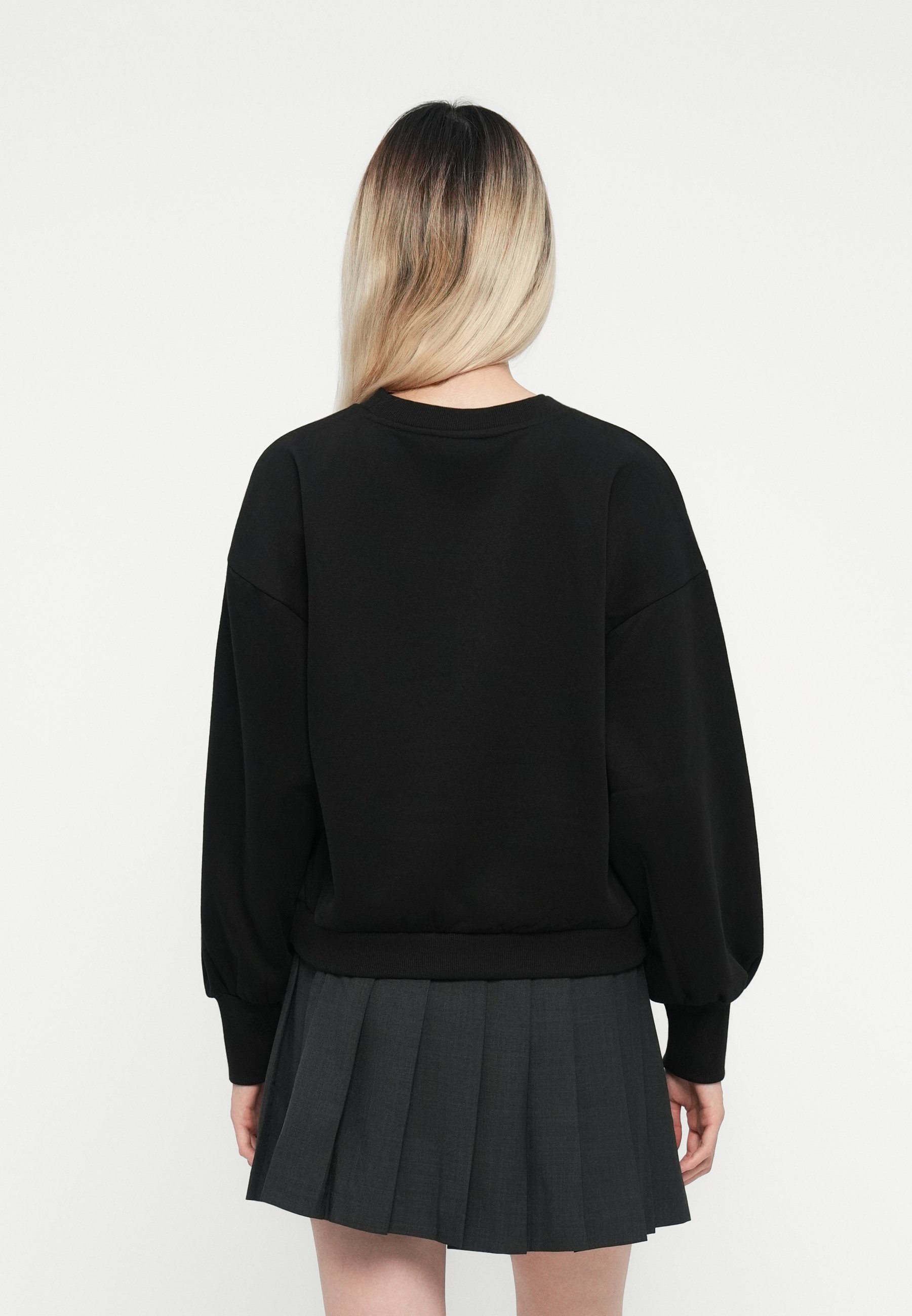 ALLEEN ONLBROOK - Sweatshirt - zwart/berkenhout