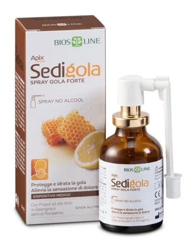 BIOS LINE Apix Sedigola keelspray sterk 30 ml glutenvrij