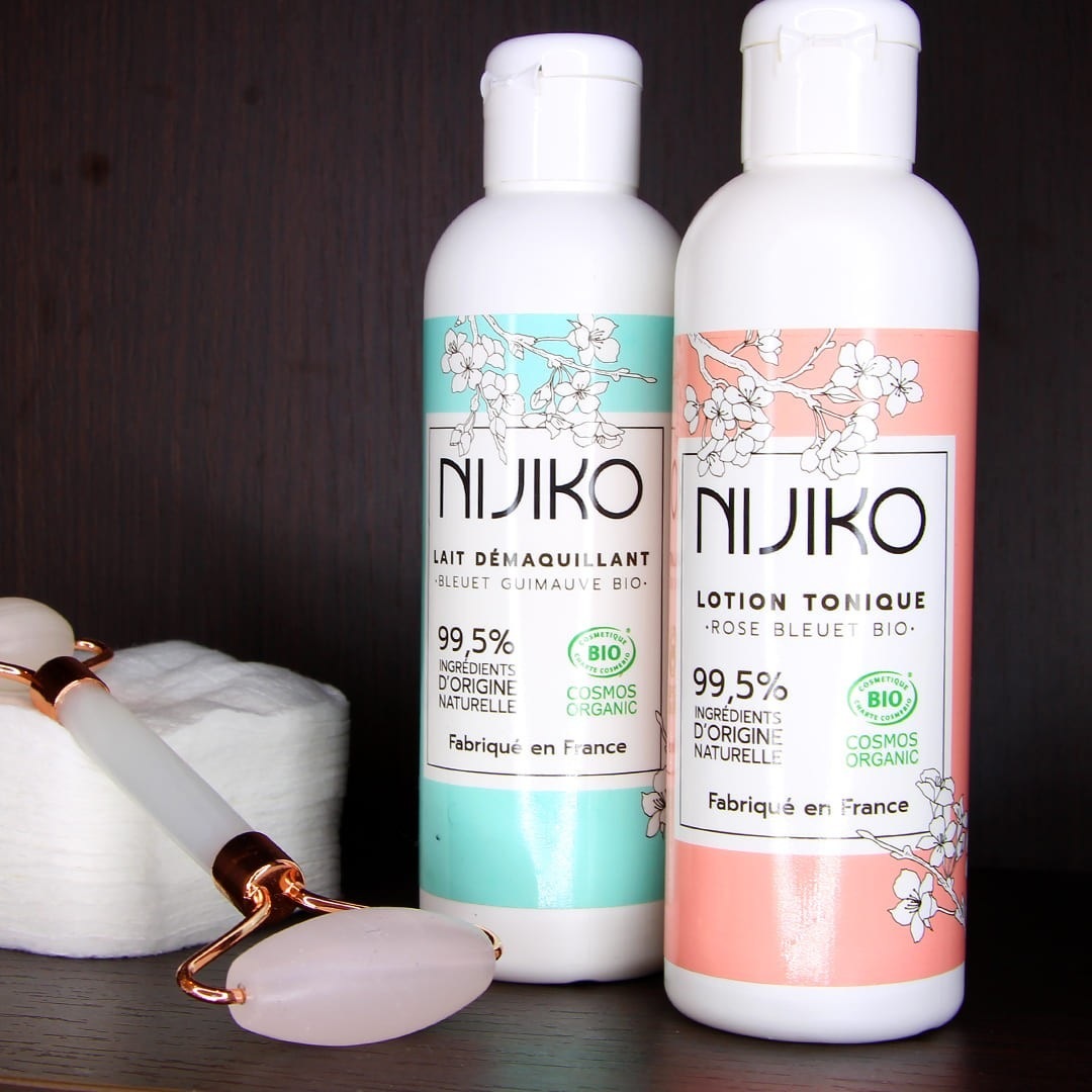 NIJIKO Lait Démaquillant Bio Bleuet & Guimauve