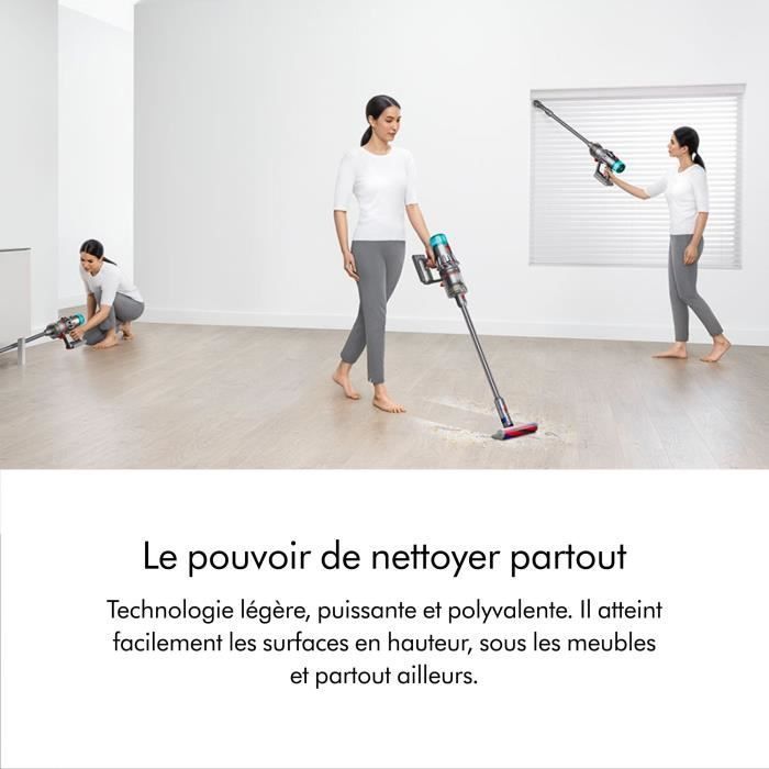 Aspiradora de mano inalámbrica DYSON V12 Origin - 545 W - 120 AW - 60 min - Gris