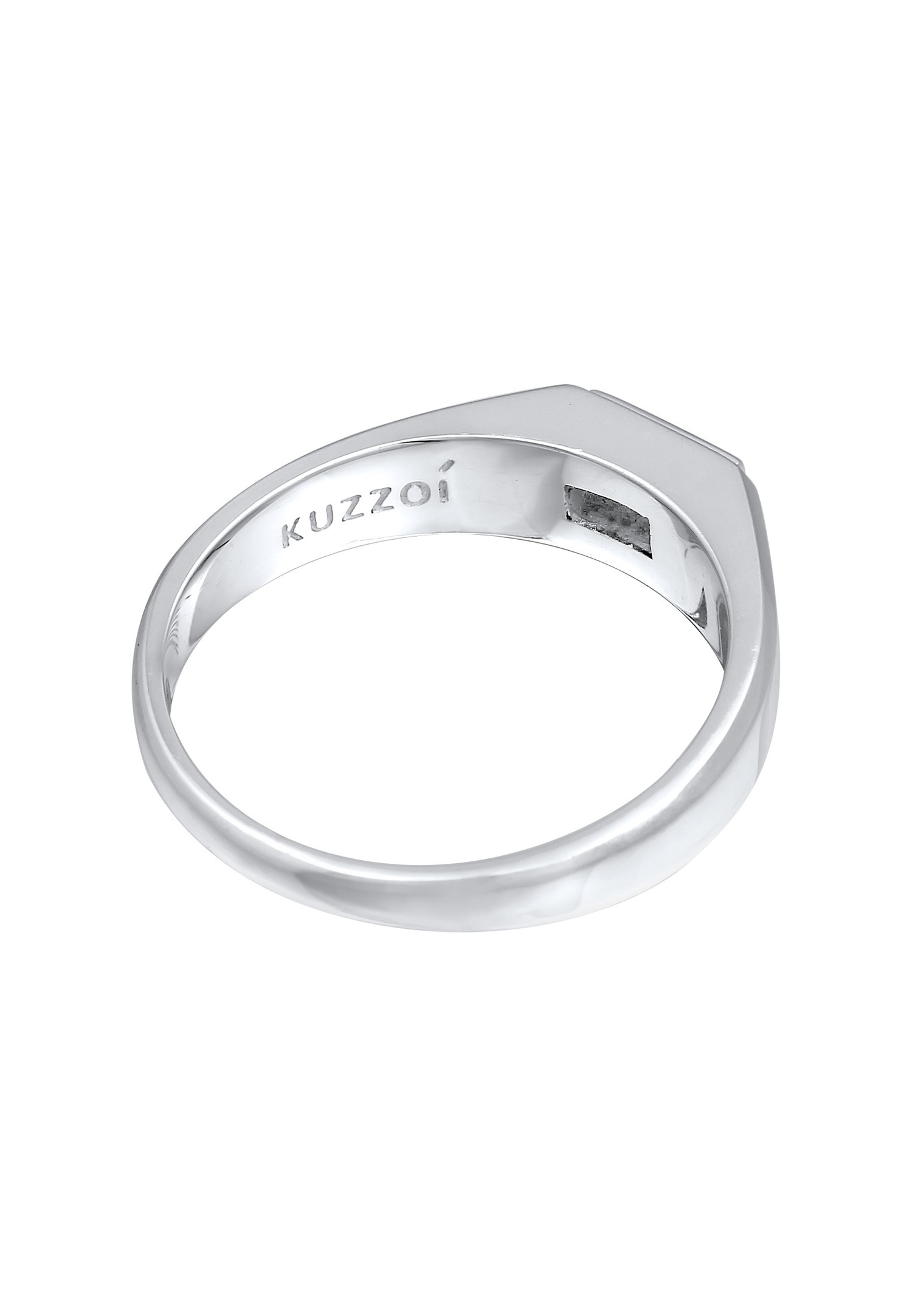 KUZZOI Hommes Simple Elégant avec topaze en argent sterling 925