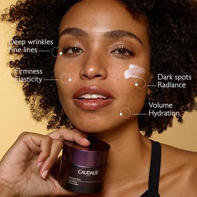 Caudalie Premier Cru La Crème Anti-Wrinkle Anti-Aging -kosteuttava voide 50 ml