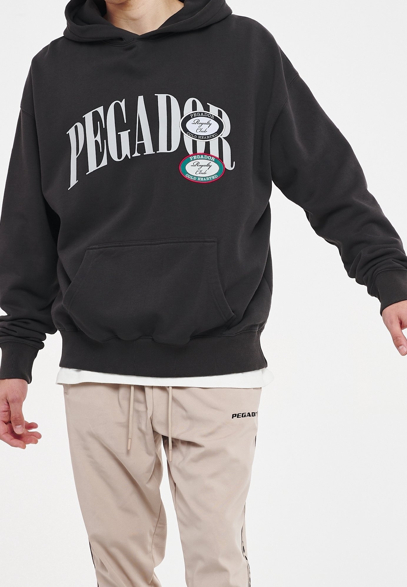 Sweat à capuche Pegador - gris foncé