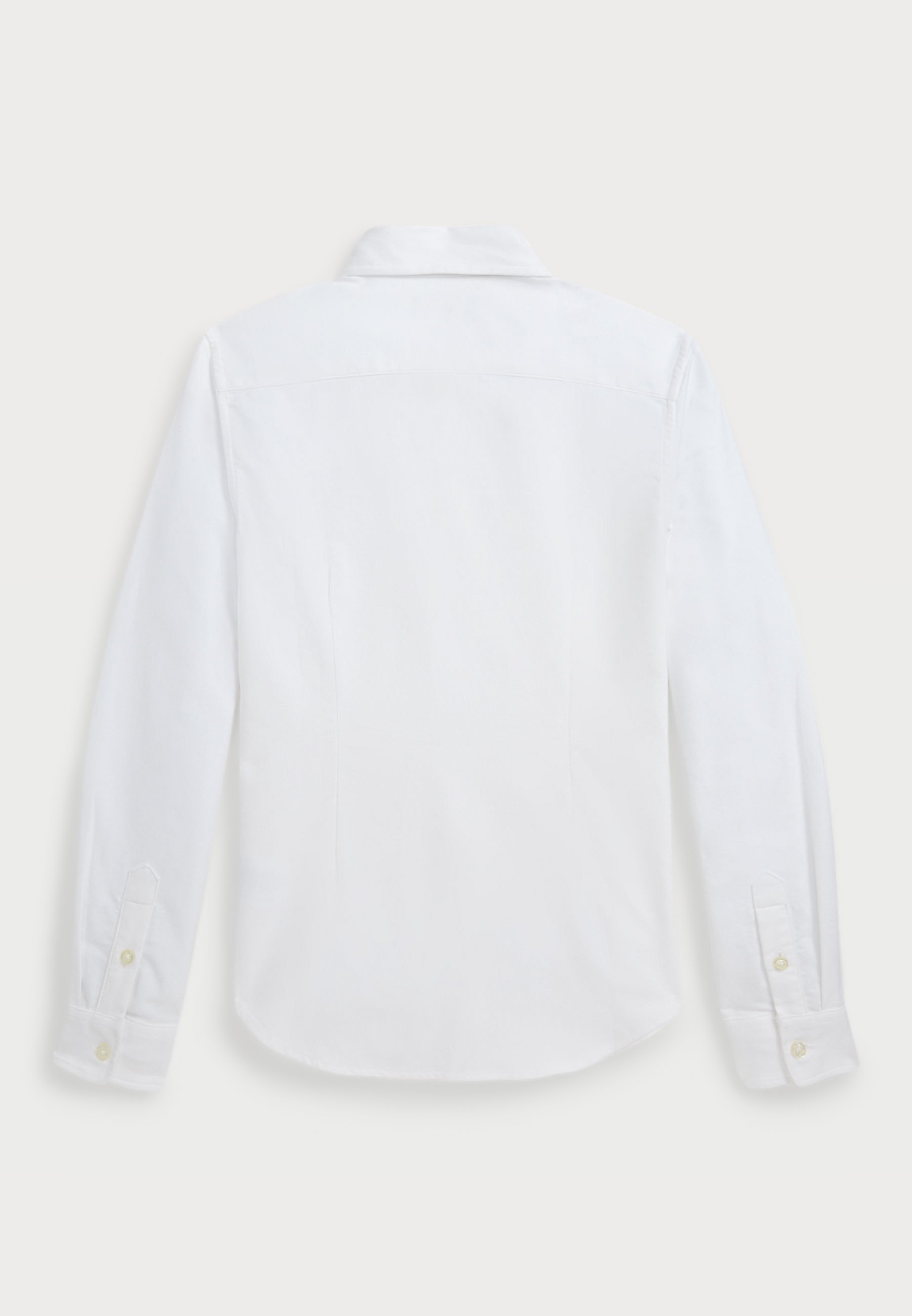 Polo Ralph Lauren Trinetteox overhemd met knoopsluiting en puntkraag - Blouse met knoopsluiting - wit