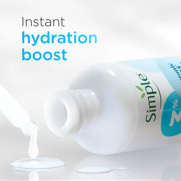 Simple 3% hialurono rūgšties + B5* serumo stiprinamasis serumas 30ml