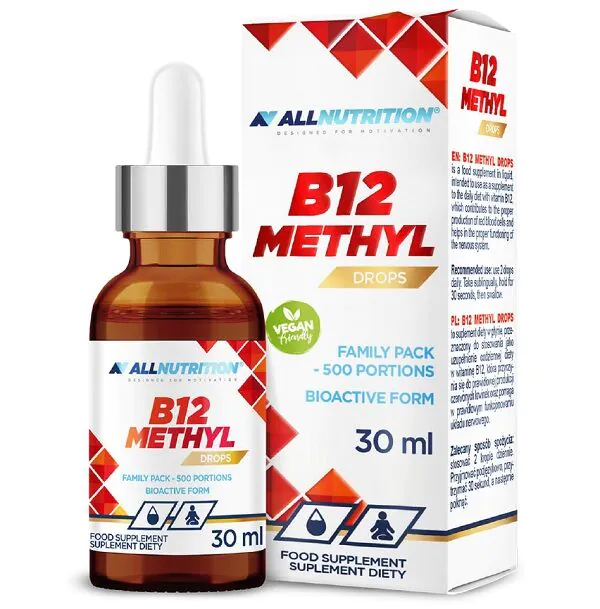 Allnutrition B12 Methyl Drops, Krople