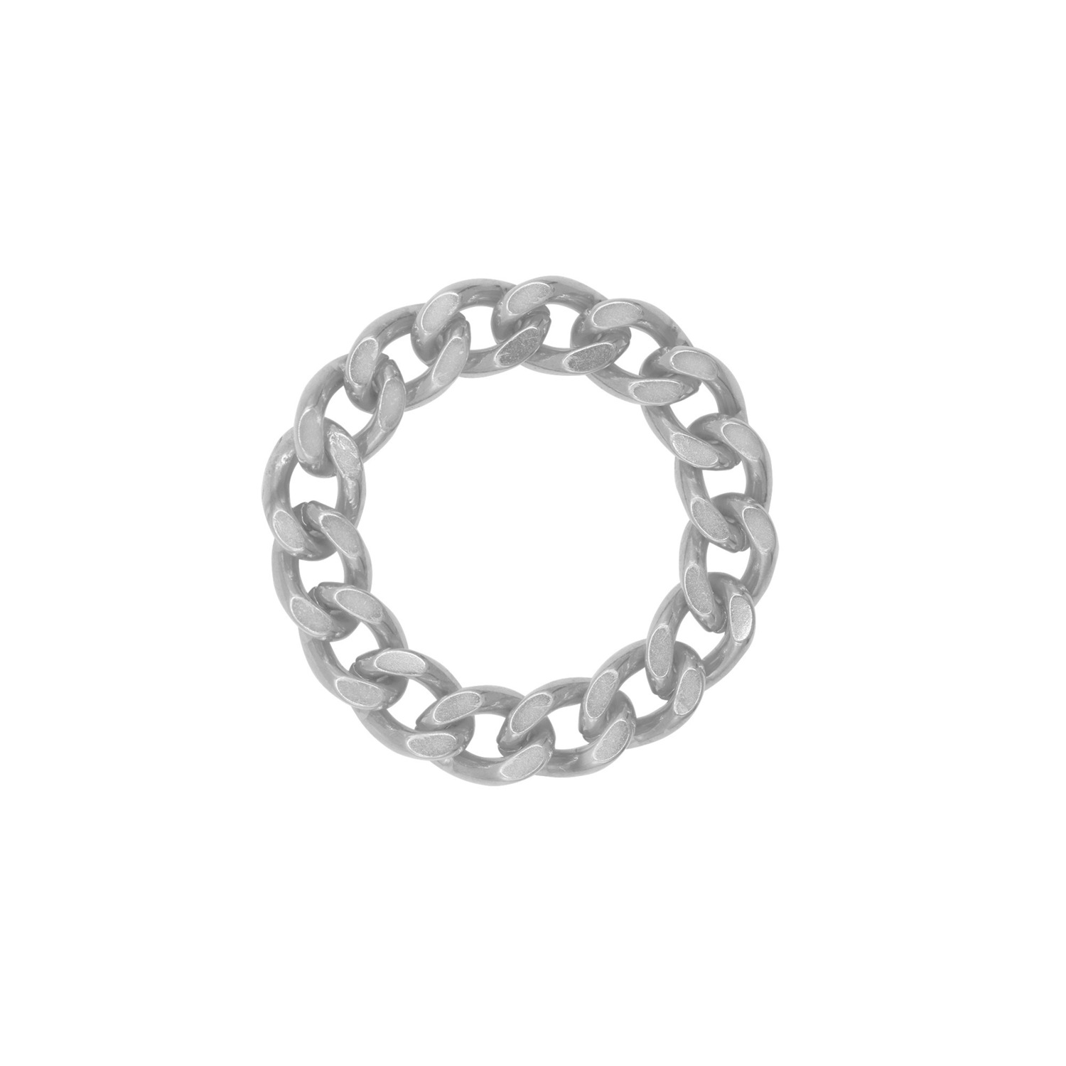 Heideman Bague Sage couleur argentée polie