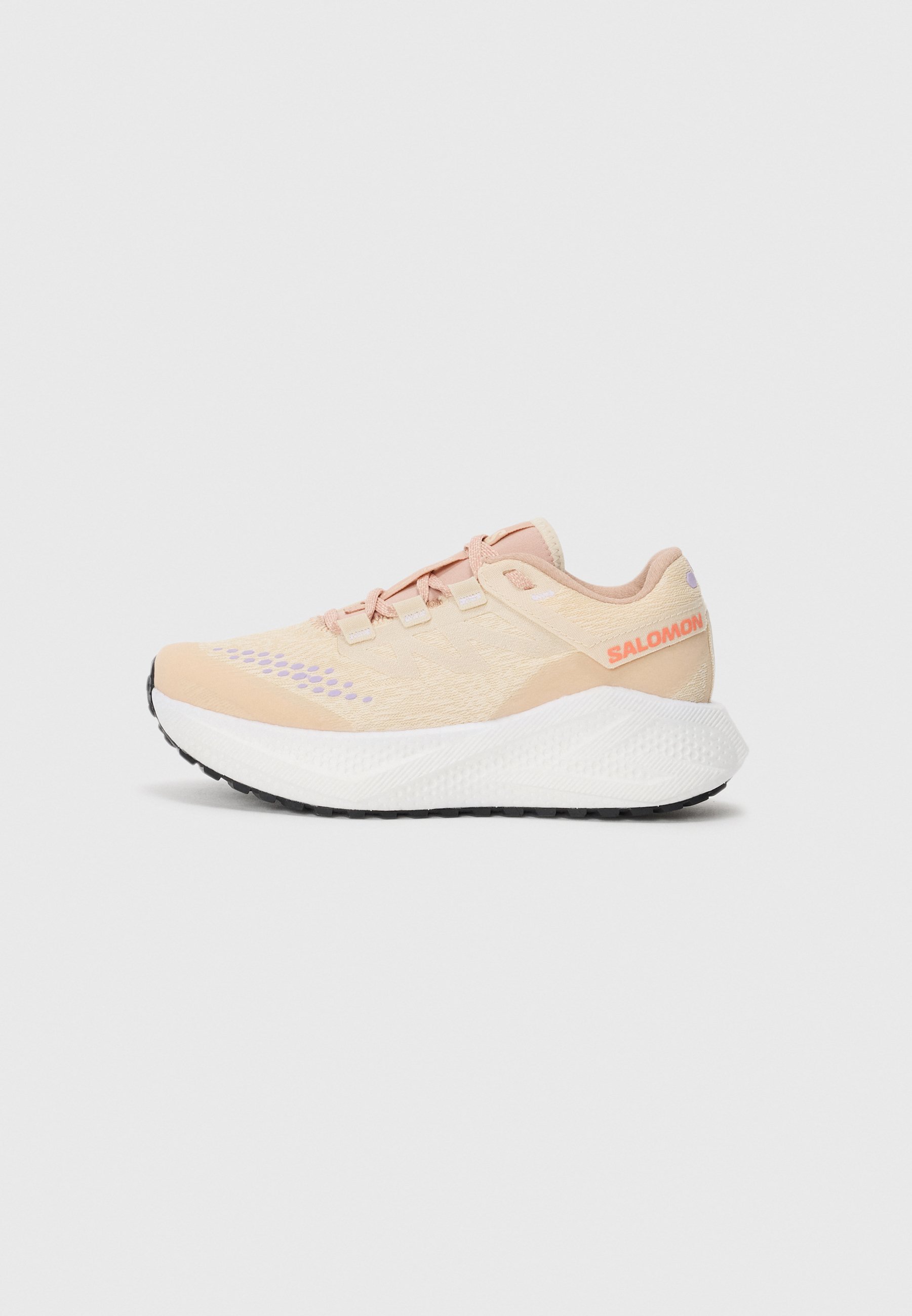 Salomon AERO GLIDE 3 - Chaussures de trail - Shortbread/Blanc/Corde fusion