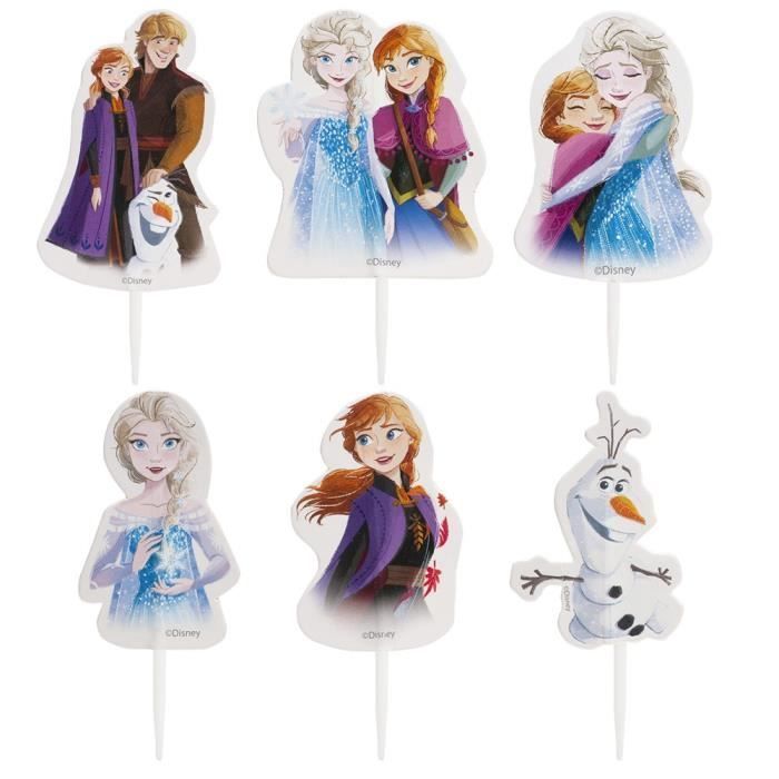 16 Frozen taarttoppers