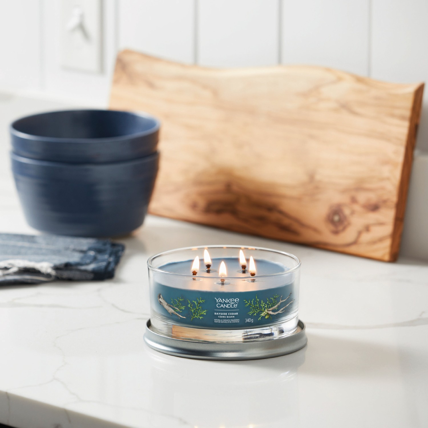 YANKEE CANDLE 5 Mèches Cèdre Marin