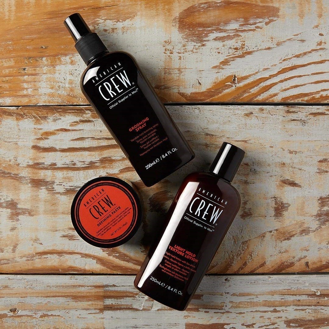 Lak na vlasy a texturizačný krém American Crew Light Hold – 250 ml