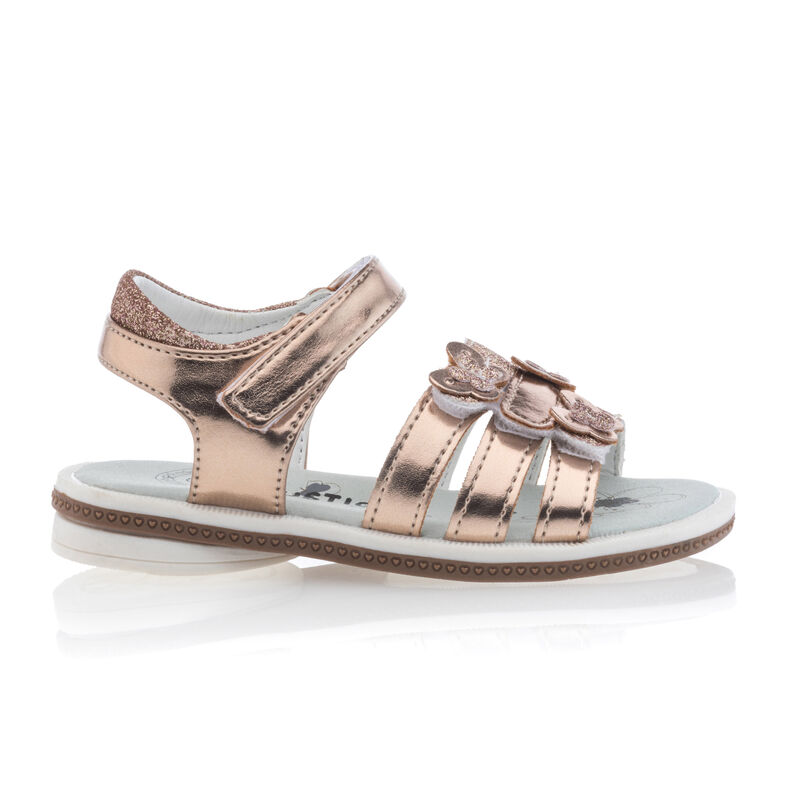 Gelbe Mädchensandalen / Zehenfreie Schuhe