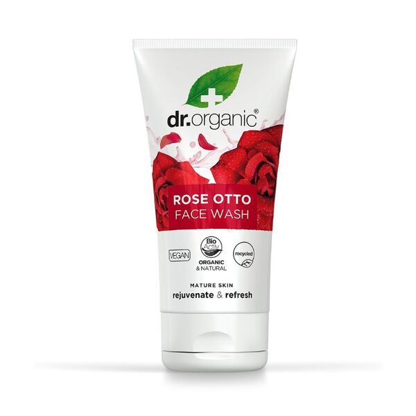 Dr. Organic Rose Otto mycí gel na obličej 150ml
