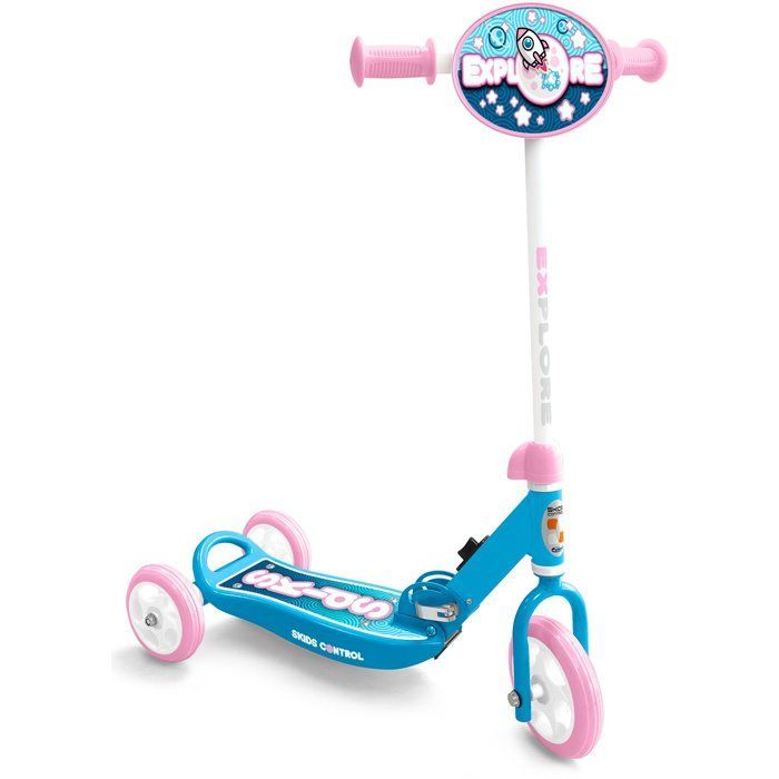 Faltbarer Dreirad-Scooter - STAMP - Skids Control Explore - Pink
