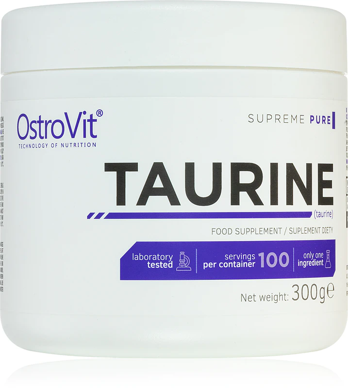 OstroVit Supreme, um suplemento alimentar de taurina pura, visa aumentar o desempenho físico.