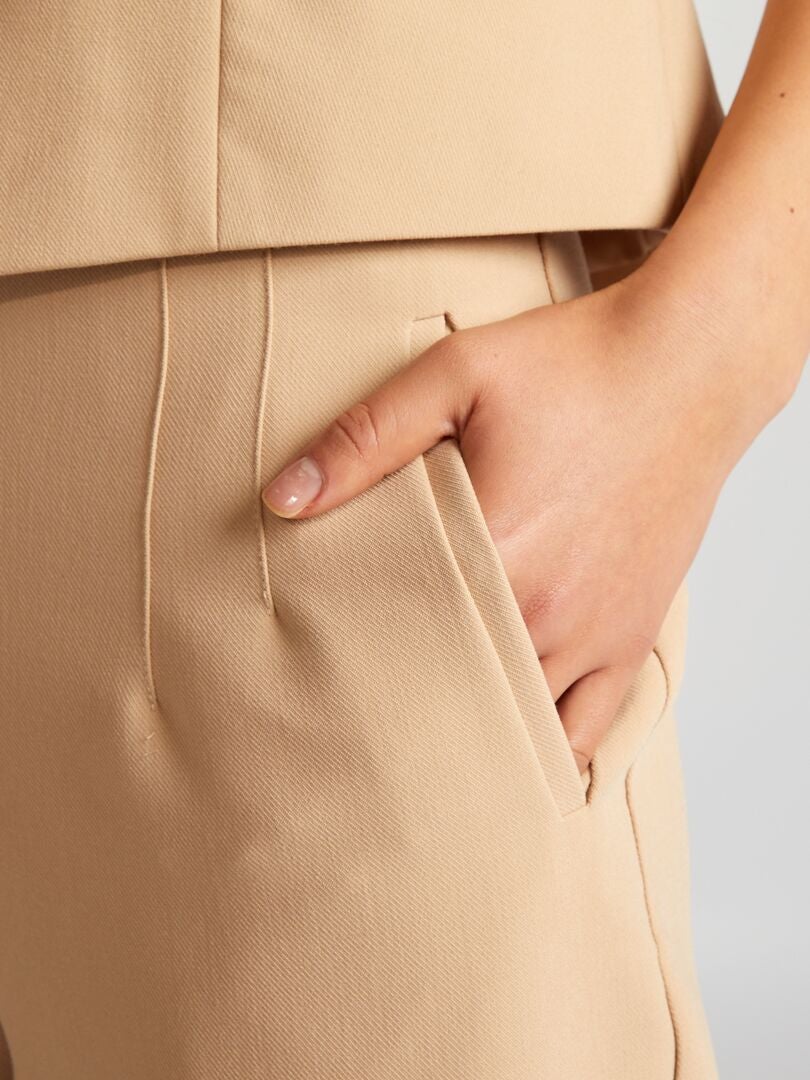Rechte broek - BEIGE