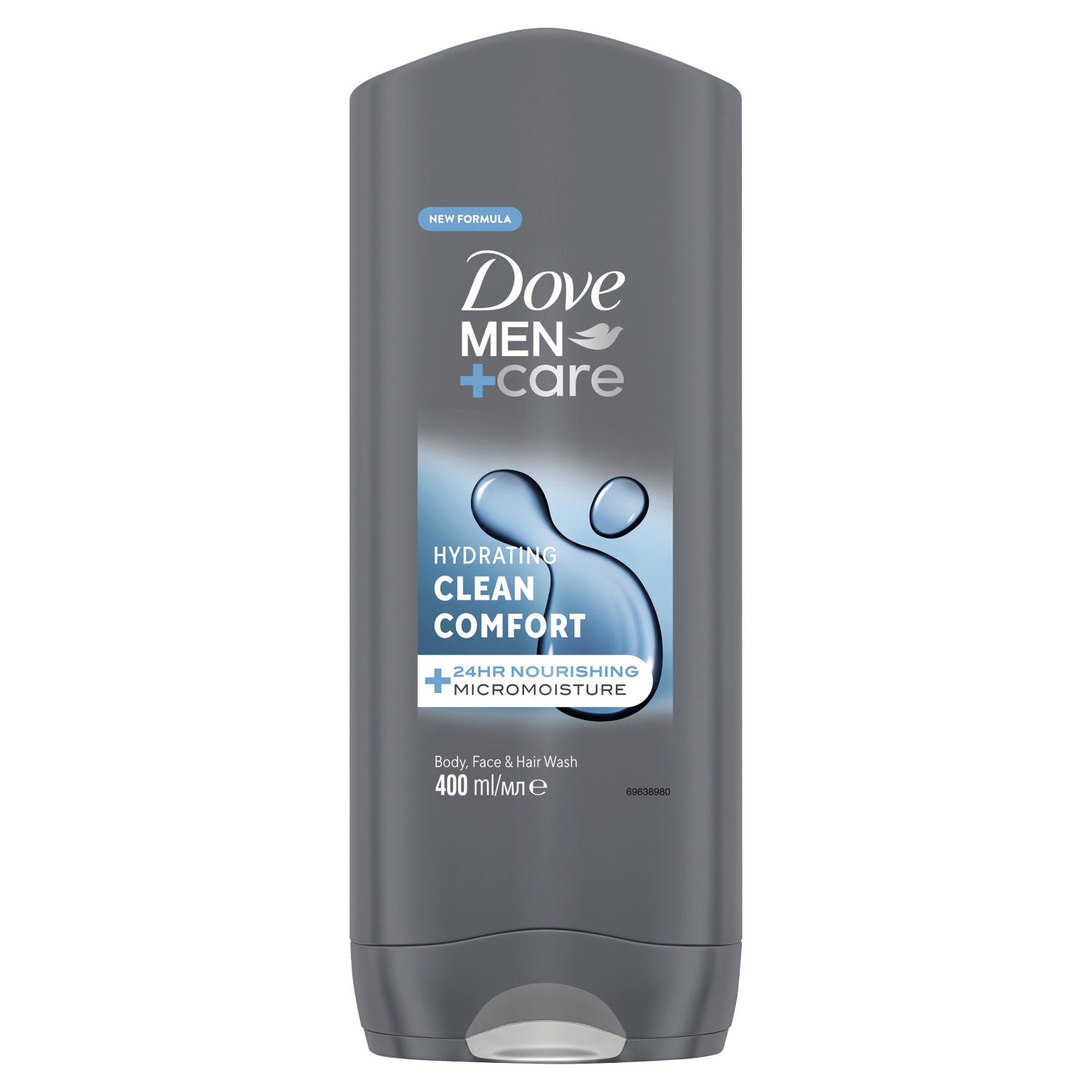 Dove Men Shower Gel 400ml Plus Care Clean Comfort