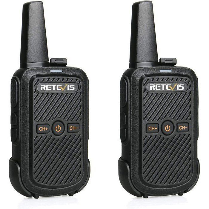 Walkie-talkie portátil profesional Retevis RT15, sonido nítido, VOX, mini radio bidireccional de largo alcance, regalo ideal para la familia.