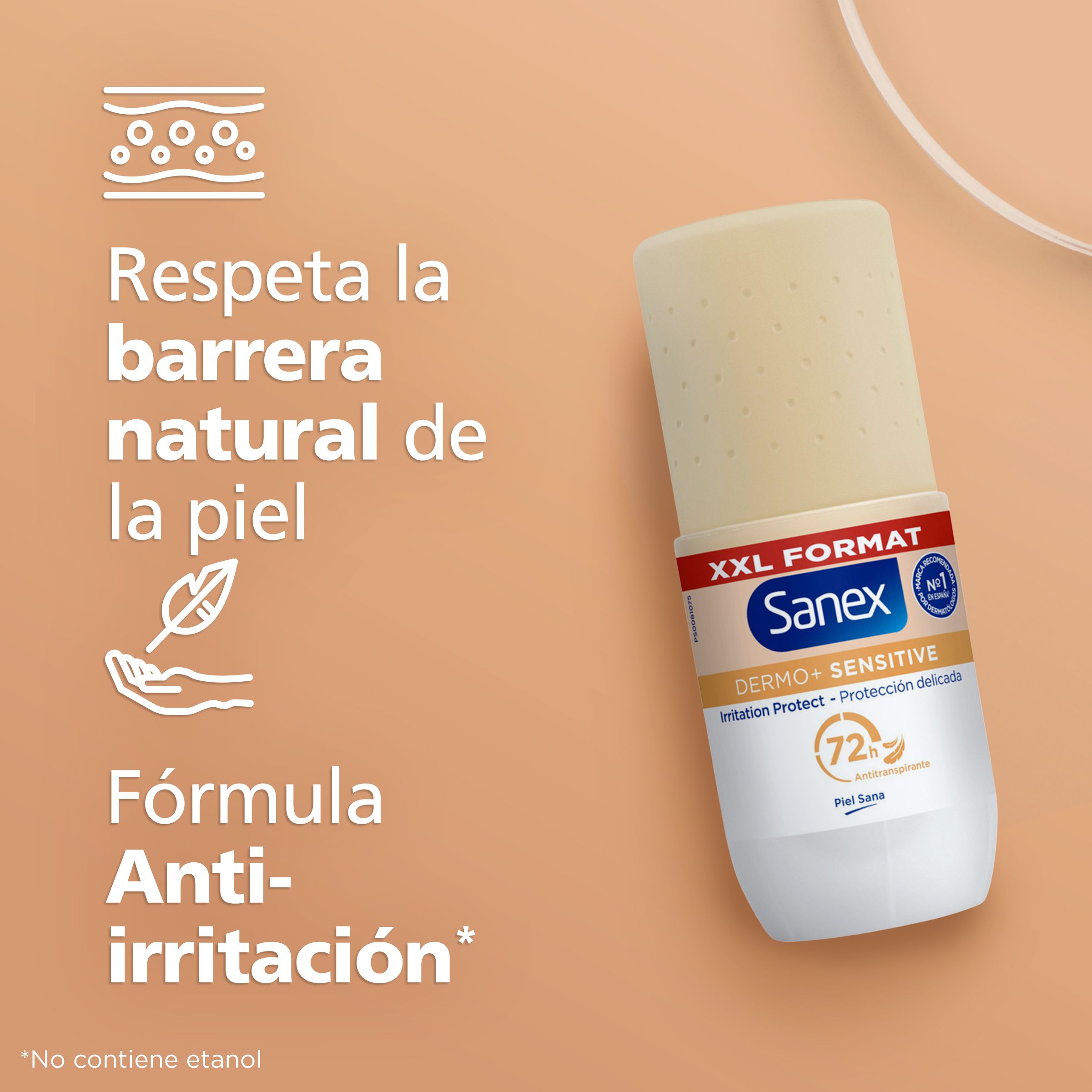 Dermo Sensitive 72h antiperspirant roll-on dezodorant Roll-on dezodoranty
