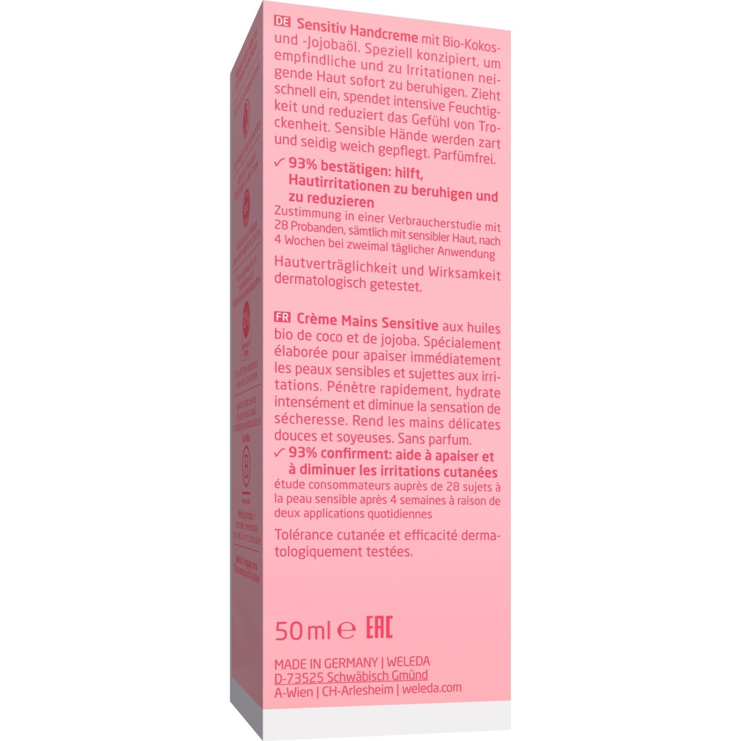 Weleda Mandľový krém na ruky pre citlivú pokožku - 50 ml