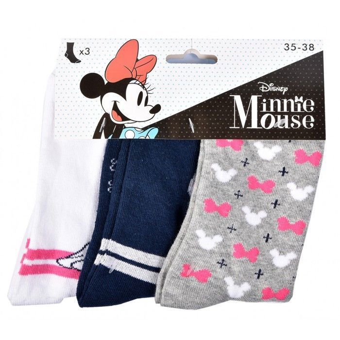 Calzini da bambina con licenza ufficiale - Confezione a sorpresa da 12 paia - Minnie Mouse