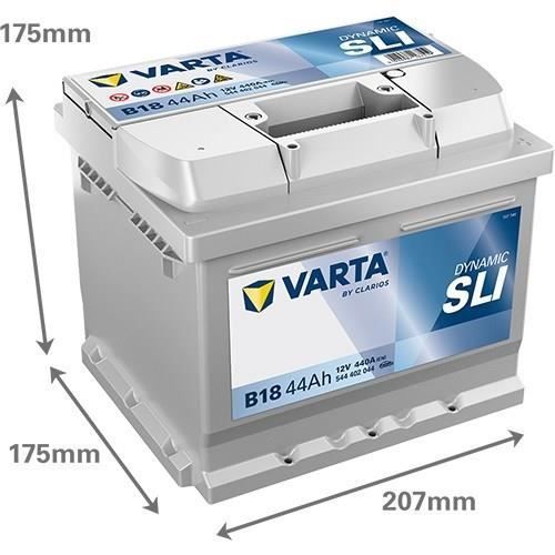 VARTA Batterie Auto B18 (+ droite) 12V 44AH 440A