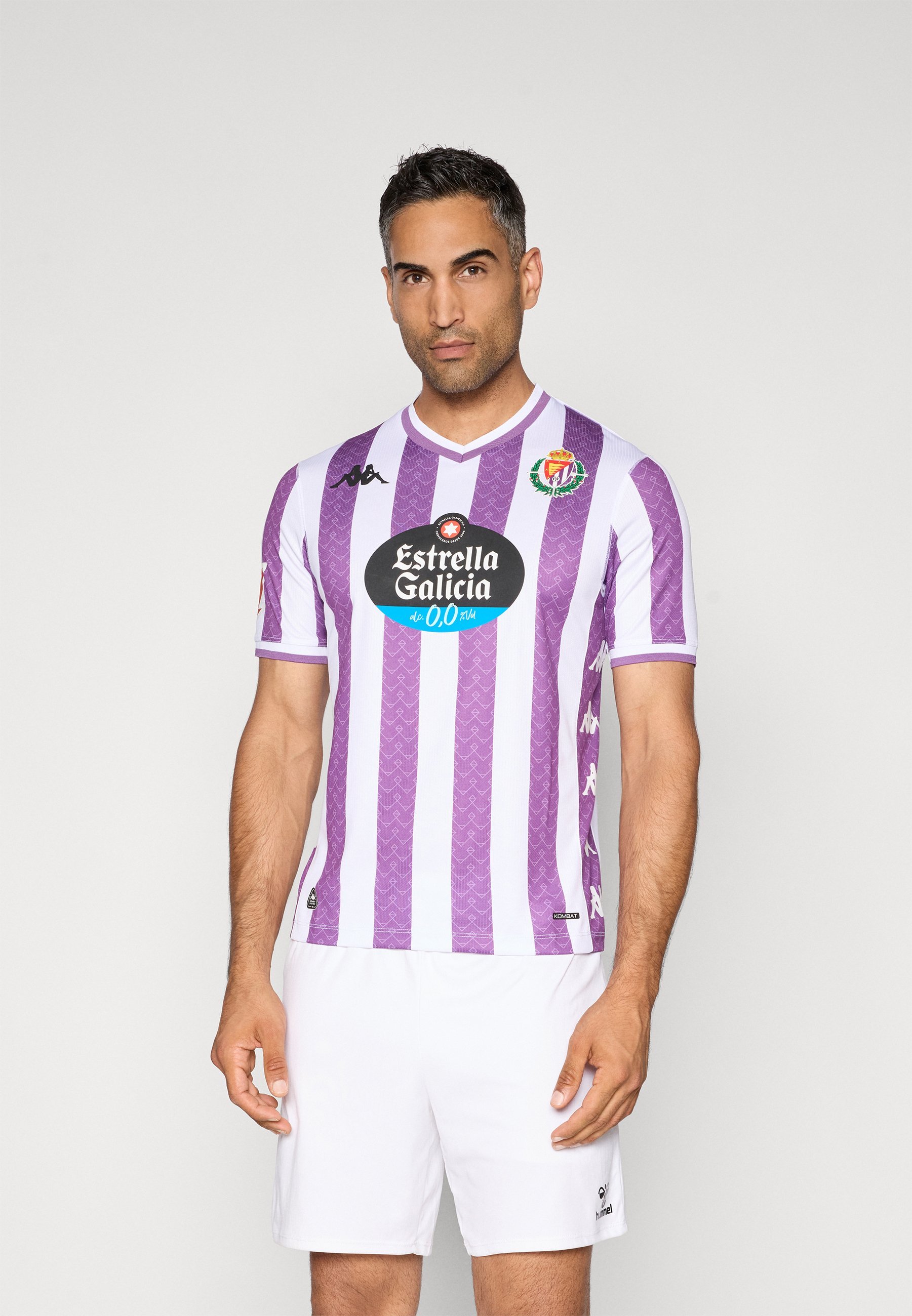Kappa Gara KOMBAT HOME VALLADOLID - Clubkleding - wit/paars