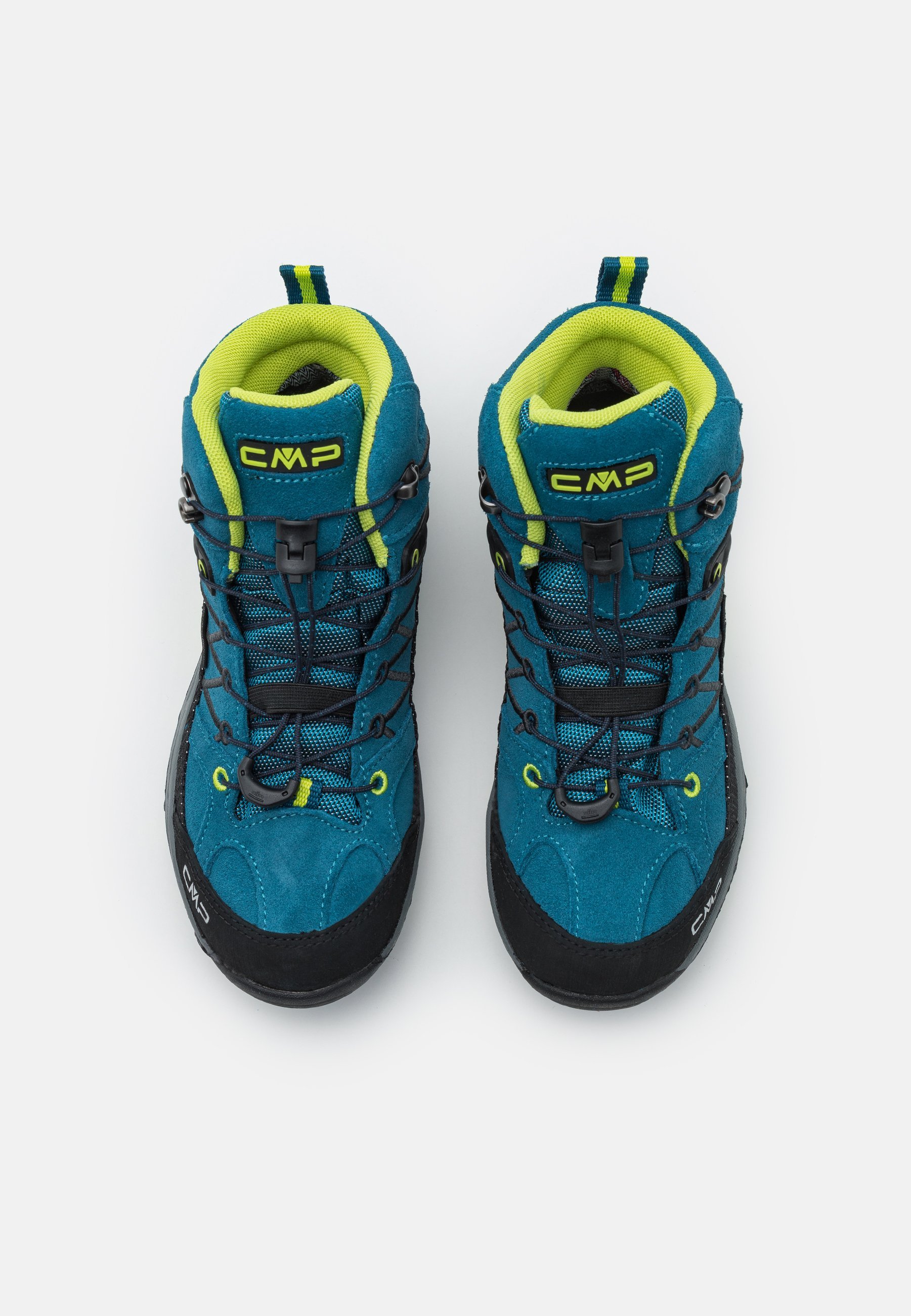 CMP KIDS RIGEL MID TREKKING SHOES WP UNISEX - Buty trekkingowe - deep lake/acido