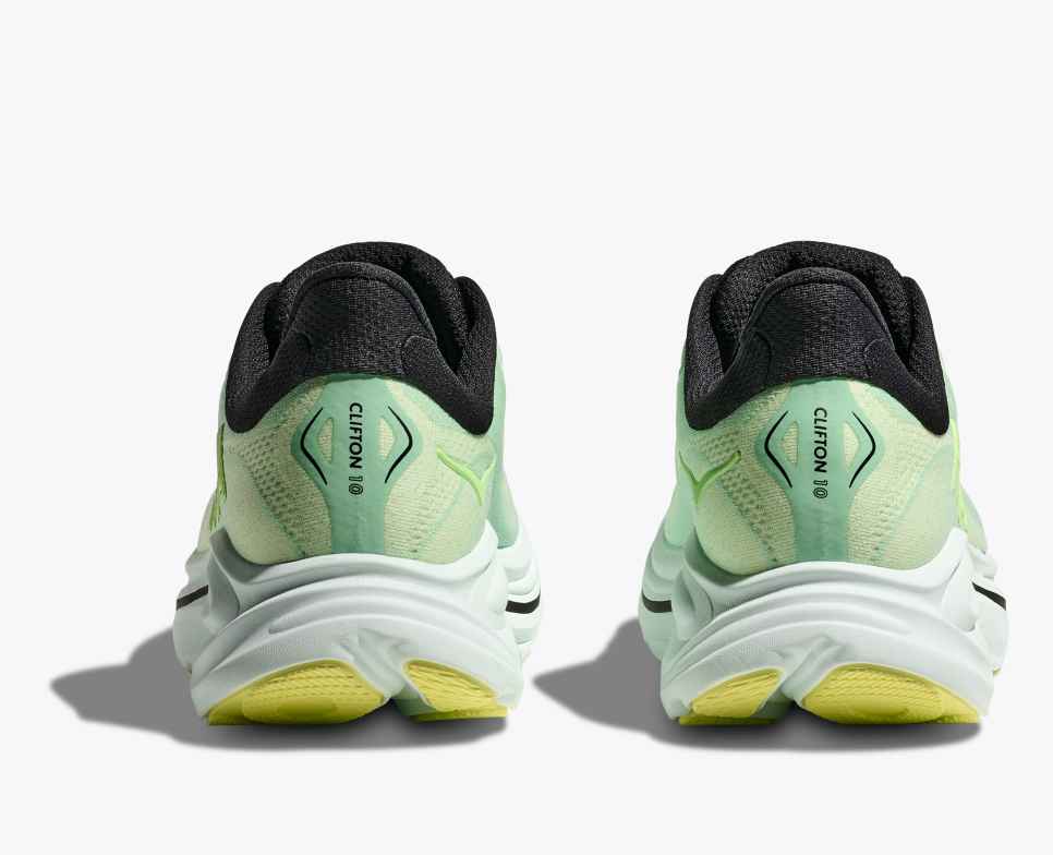 HOKA Clifton 10 Mint Fluoriet / Maanmot