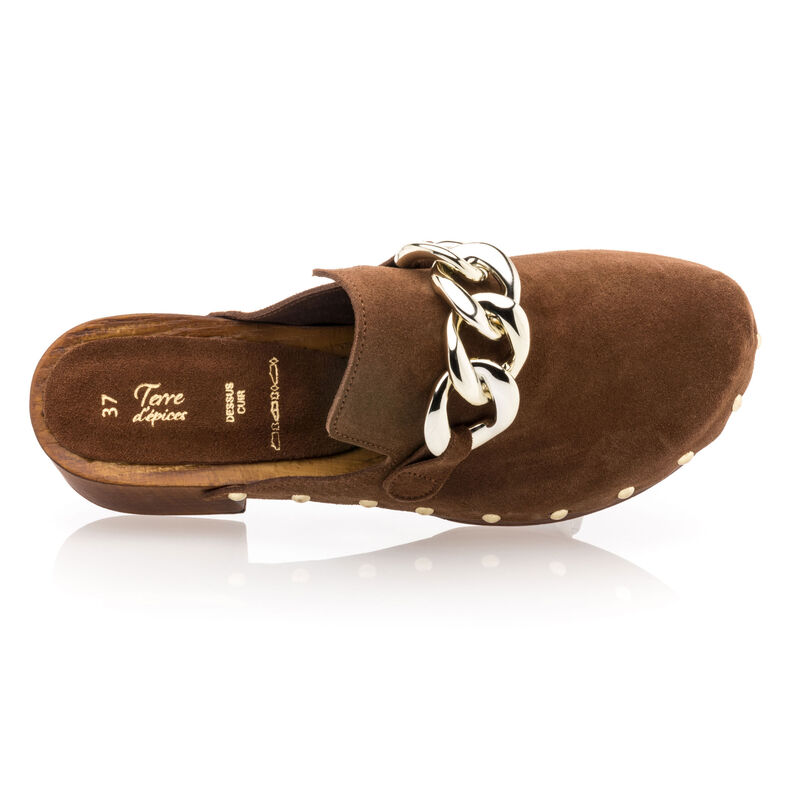 Women's Brown Mules/Clogs