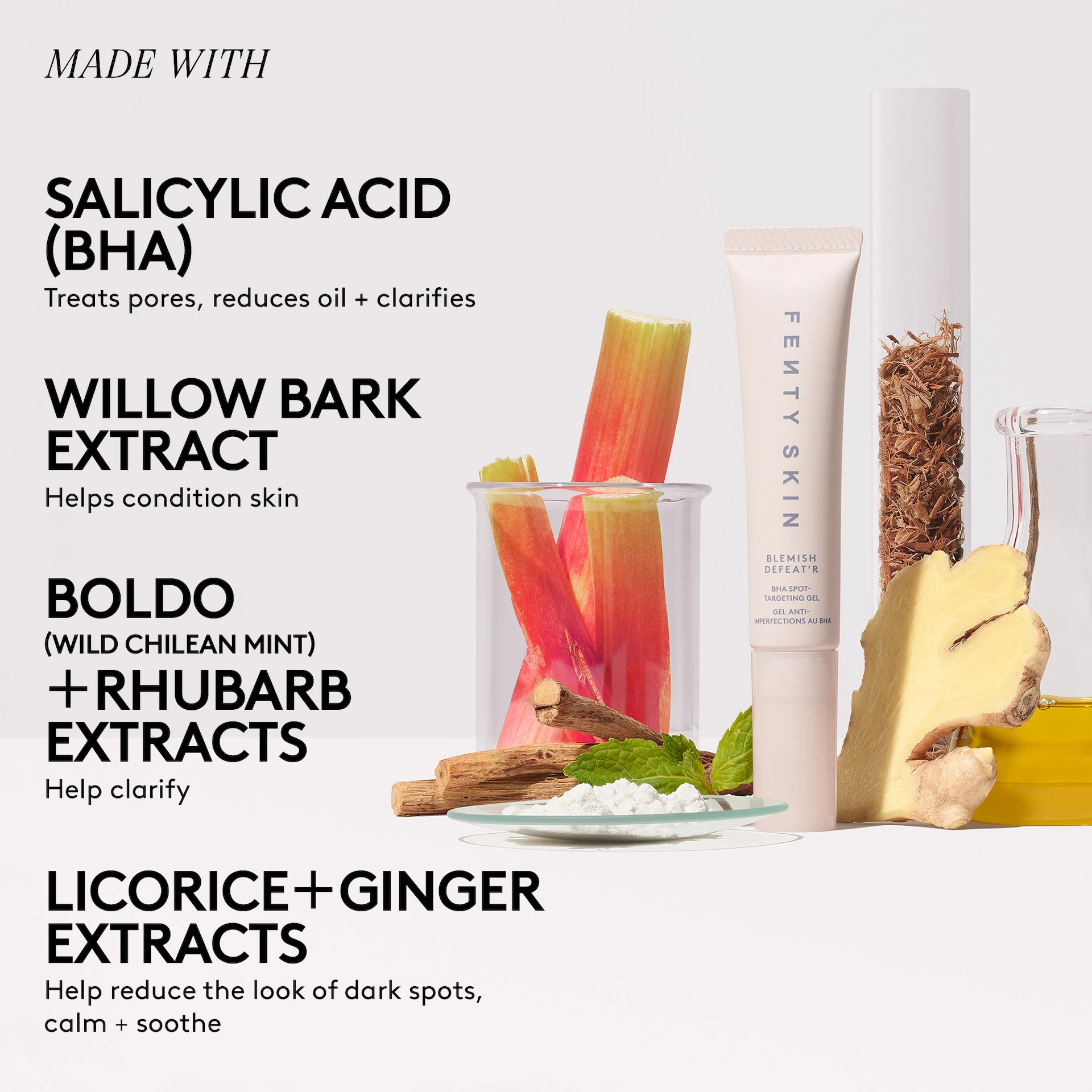 Gel Blemish Defeat'r BHA pentru țintirea petelor 15 ml - Fenty Skin