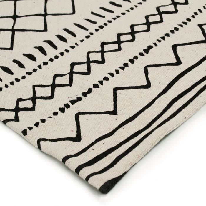 Tapis Berbère Ethno - 160 x 230 cm - Naturel
