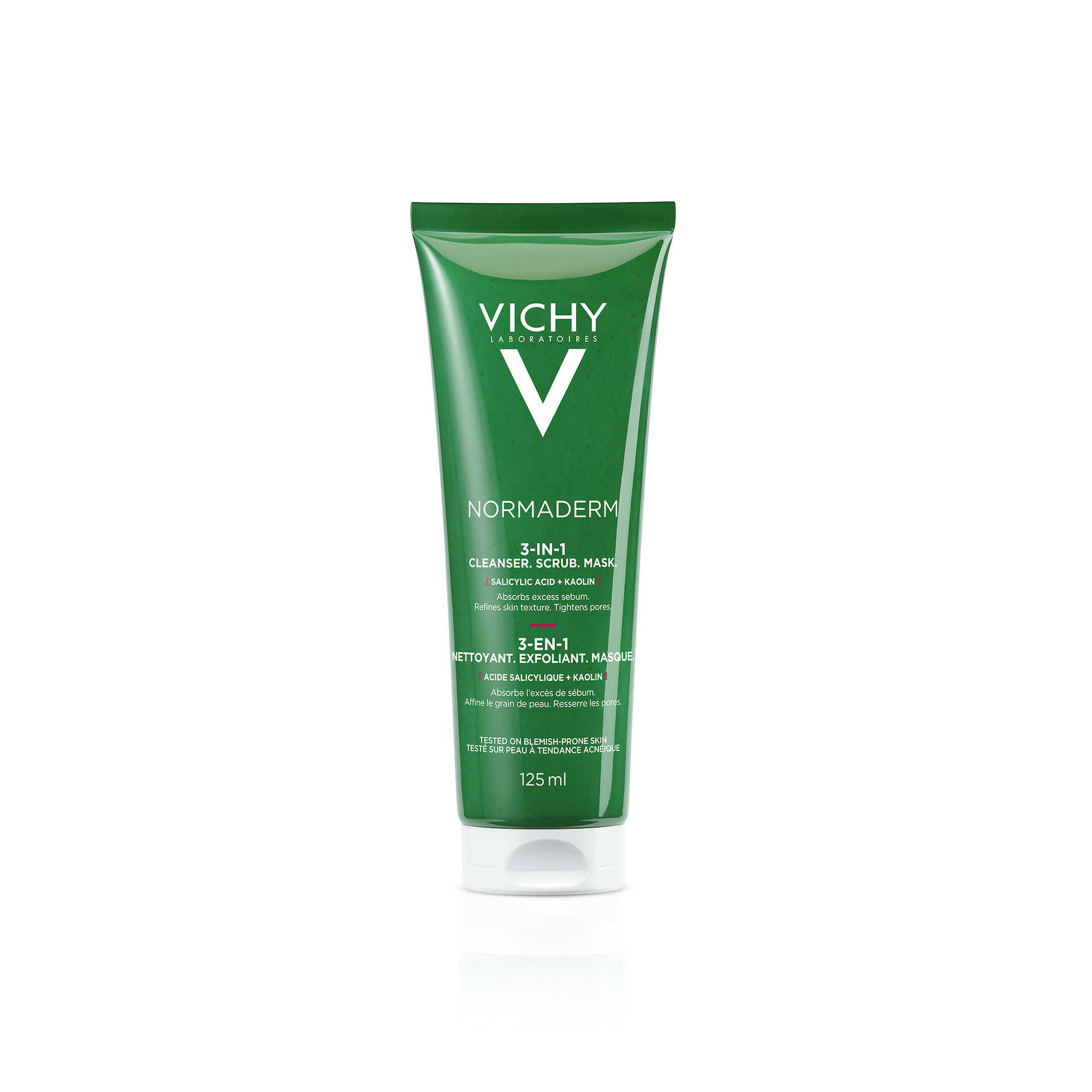 Normaderm Exfoliant + Demachiant + Mască 3 în 1 125 ml - Vichy