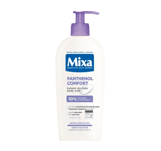 Mixa Panthenol Comfort kojący balsam do ciała skóra wrażliwa 400 ml
