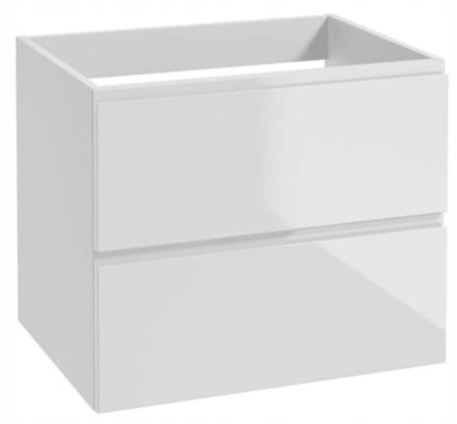 Szafka łazienkowa biała 60x50cm wisząca komoda pod umywalkę