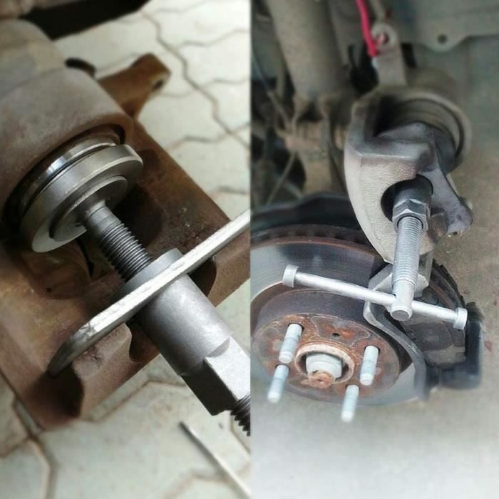 NAIZY Juego de 23 herramientas para rebobinar pistones de pinzas de freno para automóviles, estuche azul.