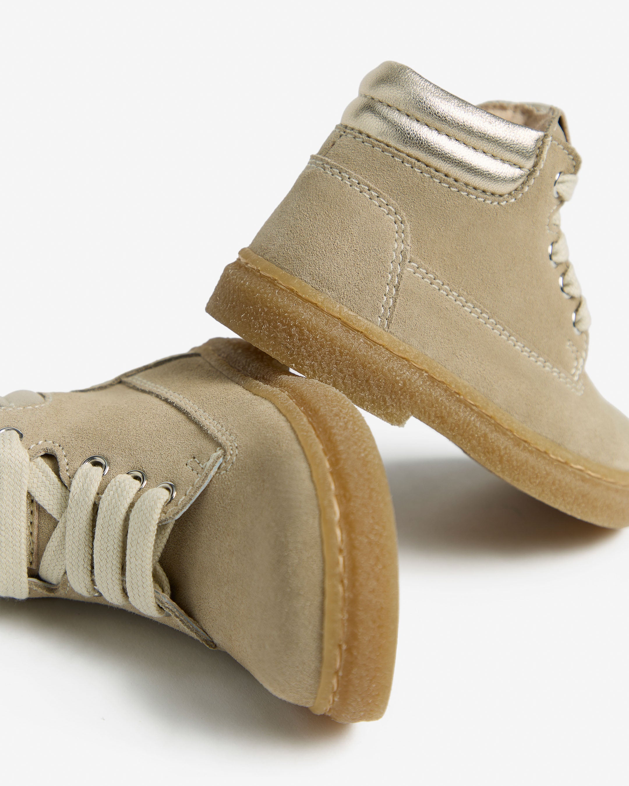  Junior-Ankle-Boots aus Wildleder und Leder für Mädchen