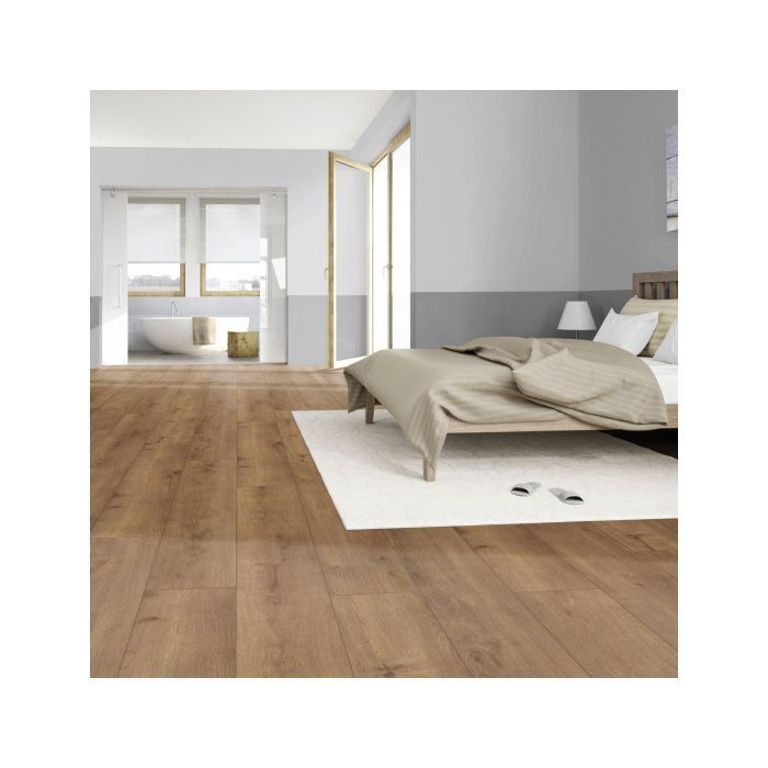 Suelo laminado flotante - Cocina y baño - Lamas anchas - Roble Capri - Paquete de 1.962 m²