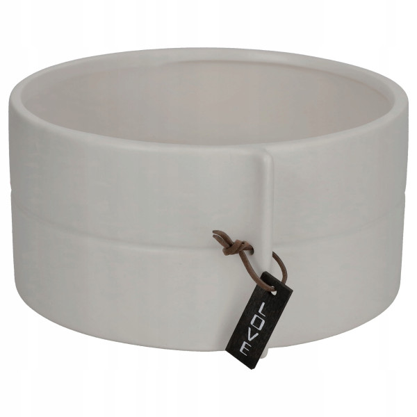 Kadax Doniczka Ceramiczna 18x9cm Osłonka Szara