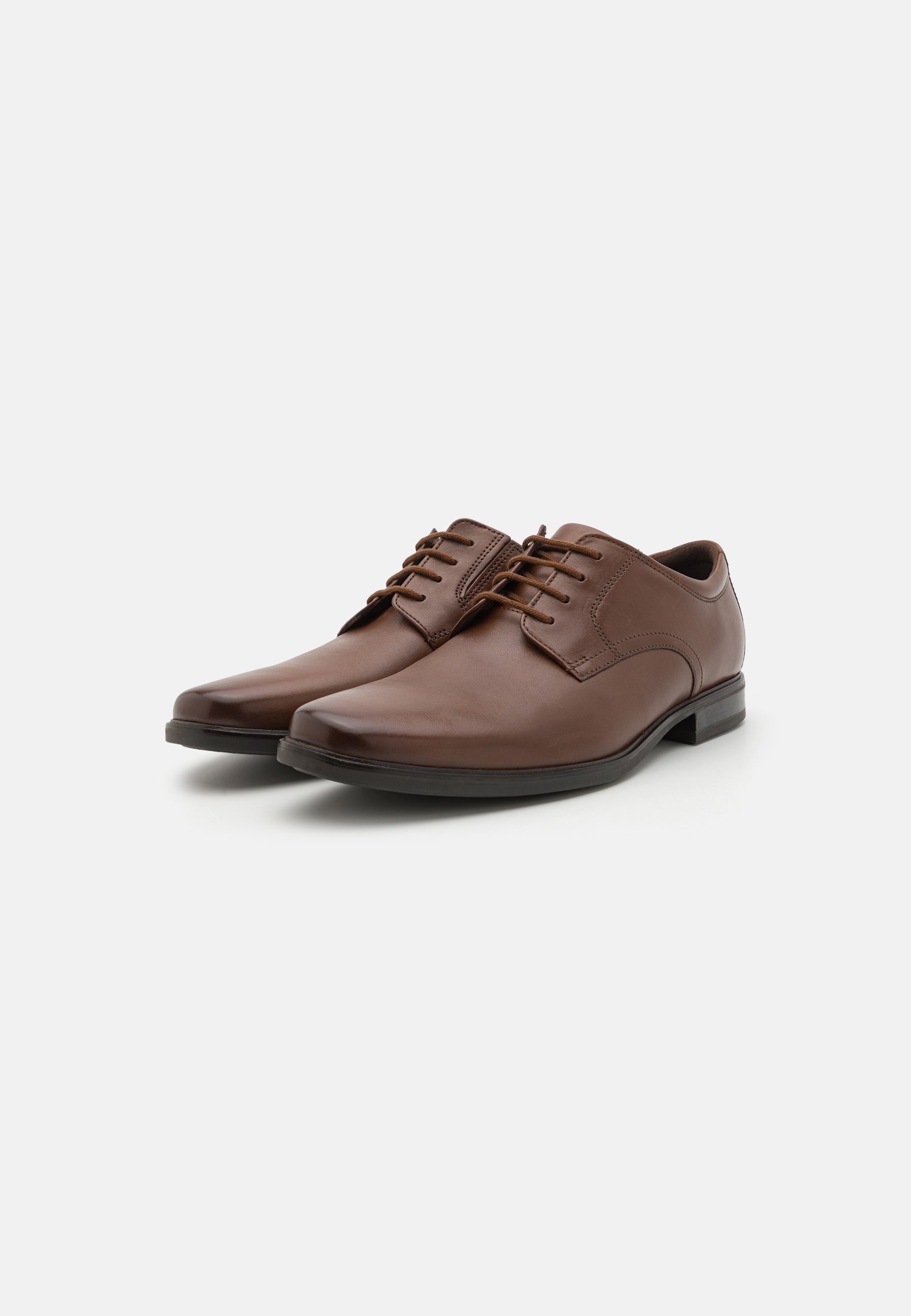 Clarks HOWARD WALK - Stijlvolle veterschoenen - donkerbruin