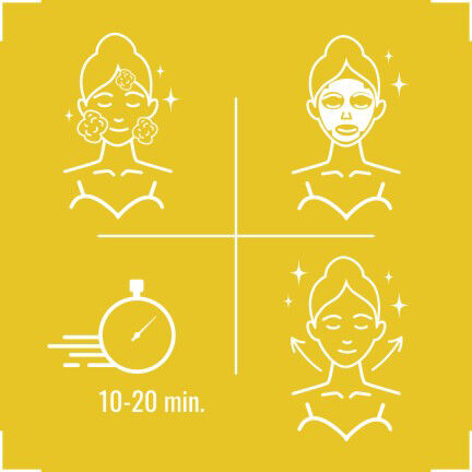 Quando a máscara facial suavizante coreana Simply de 23ml da Future Fresh