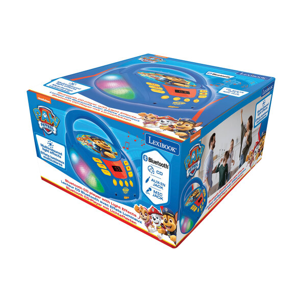 Paw Patrol Bluetooth® CD player με εφέ φωτισμού