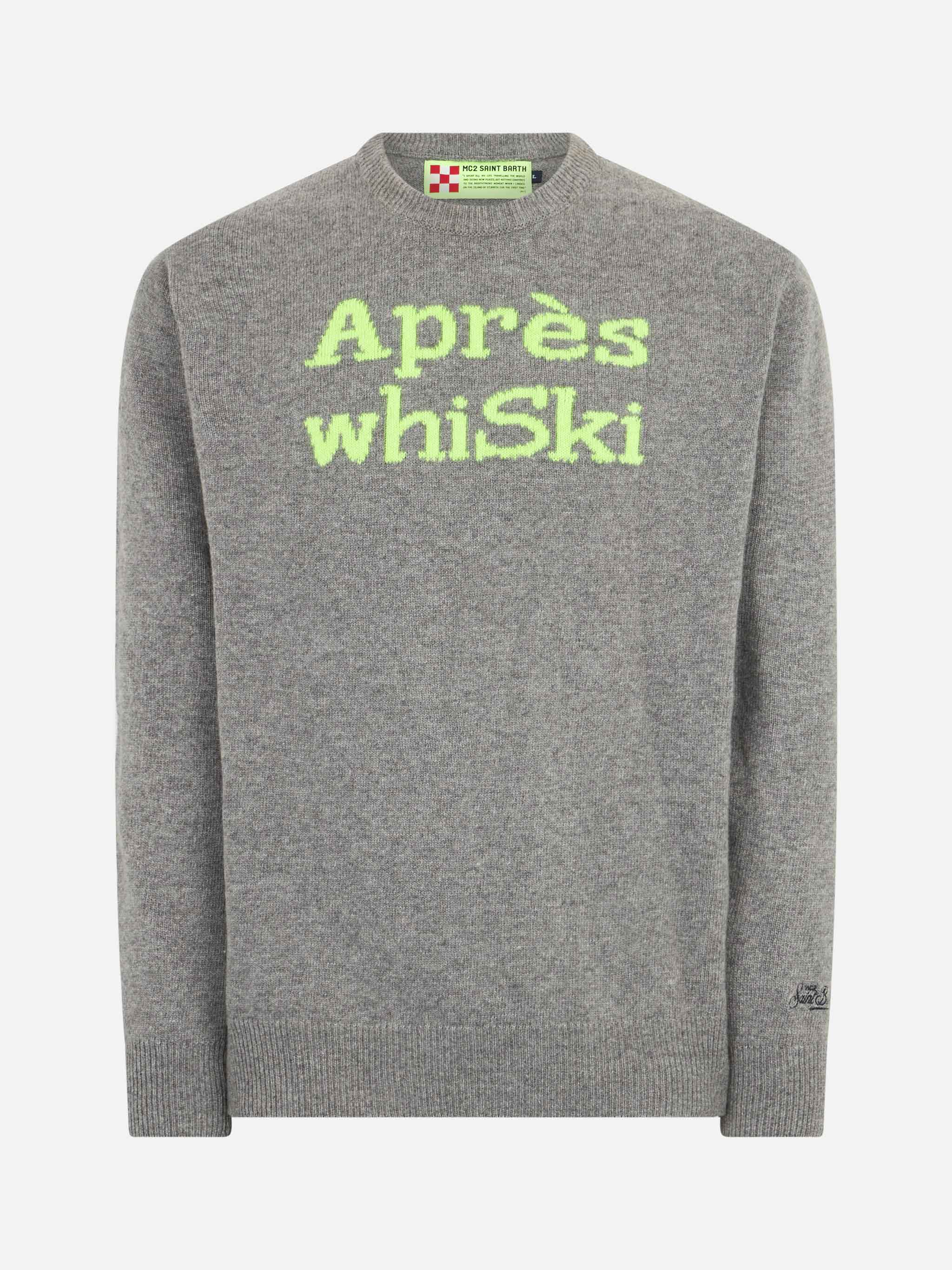 Après whiSki Heren Trui van Kasjmierblend