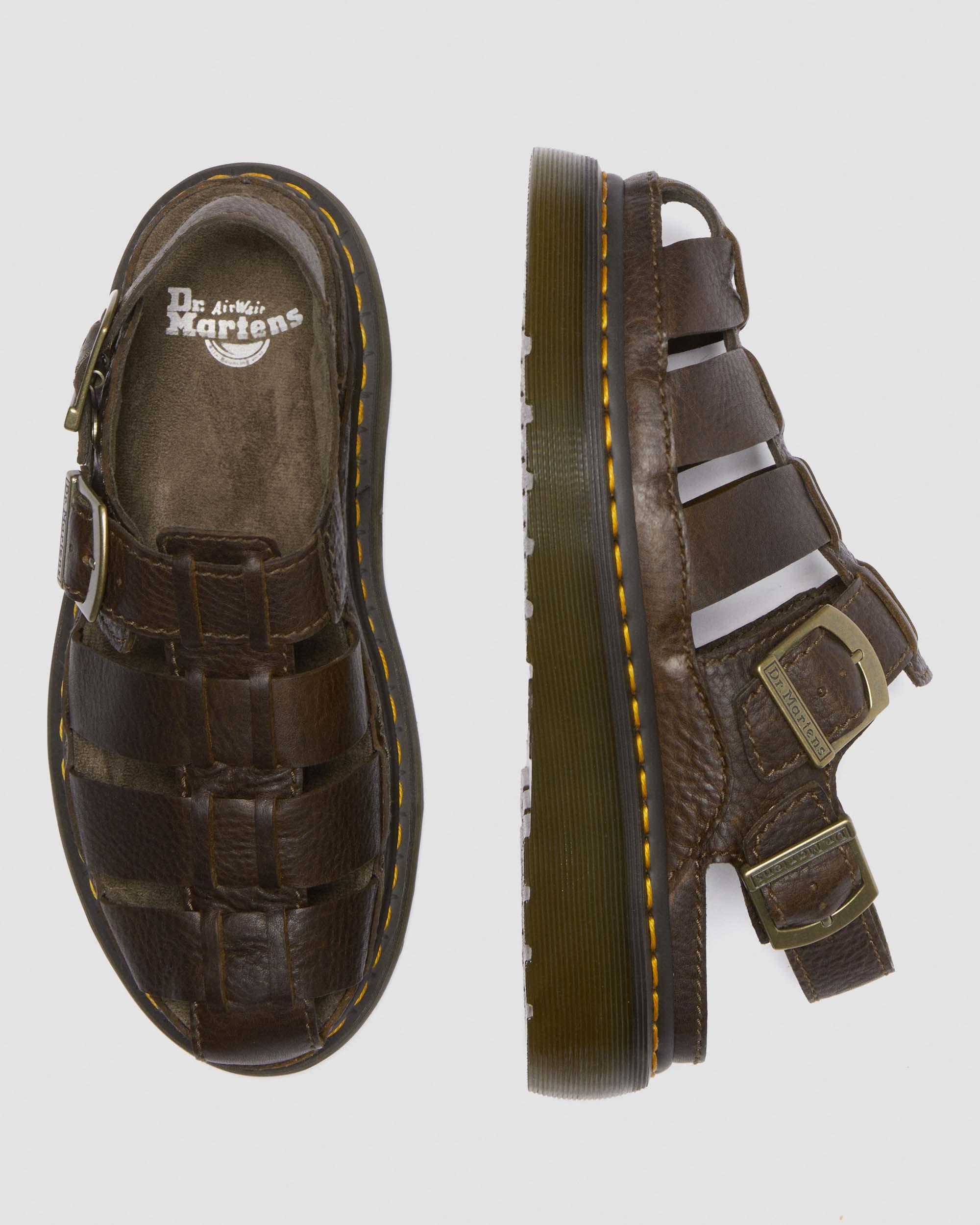 Wrenlie Leder Fisherman Sandalen