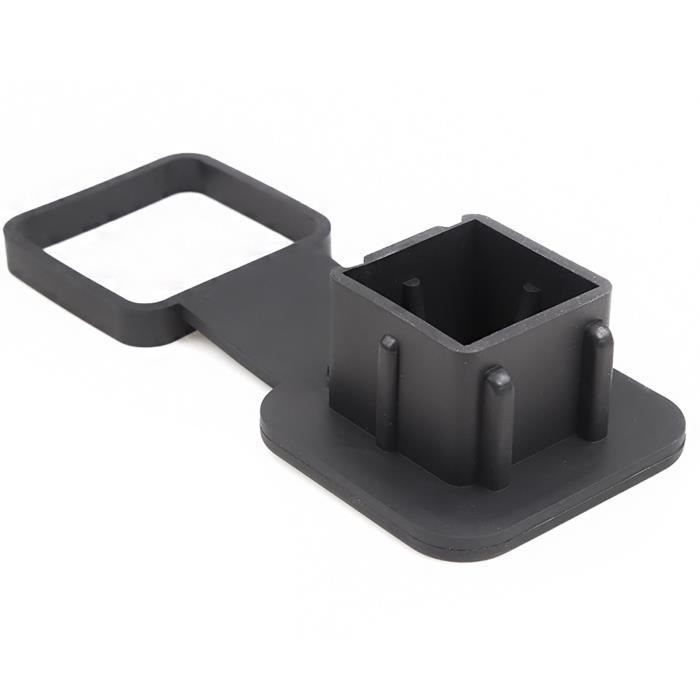 Cubierta protectora para enganche de remolque, compatible con receptores de remolque universales de forma cuadrada.